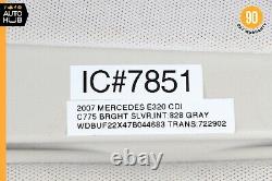 07-09 Mercedes W211 E320 E550 Sun Visor Shade Cover Sunvisor Right Side Gray OEM
