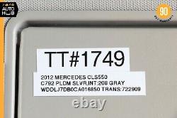 12-14 Mercedes W218 CLS550 CLS63 Right Passenger Side Sun Visor Shade Gray OEM
