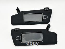 2010-2016 Mercedes W212 E350 Front Left & Right Sun Visor with Mirror Set Pair OEM
