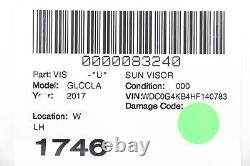 2016-2022 Mercedes Glc300 X253 Front Left Roof Sunvisor Sun Visor Oem Black 101