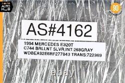 90-02 Mercede R129 SL500 SL320 Left Driver Side Sun Visor Sunvisor Gray OEM