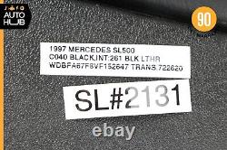90-02 Mercedes R129 SL500 SL320 Left Driver Side Sun Visor Sunvisor Black OEM