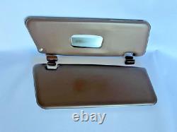 For Sun Visor for Mercedes Benz R107 BROWN with Clips set 450SL, 380SL, 560SL