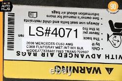 Mercede W221 CL63 AMG S550 Right Side Sun Visor Shade Sunvisor Black Suede OEM
