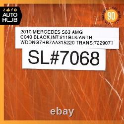 Mercedes W221 S63 AMG CL550 Left Side Sun Visor Shade Sunvisor Black Suede OEM