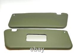 Sunvisor Set Pair For Mercedes R107 W107 C107 Olive Green Color 2 pcs Left Right