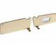 Sunvisor And Clips Set For Mercedes R107 W107 C107 Cream Color