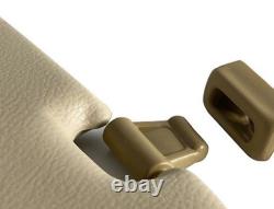 Sunvisor and Clips Set For Mercedes R107 W107 C107 Cream Color